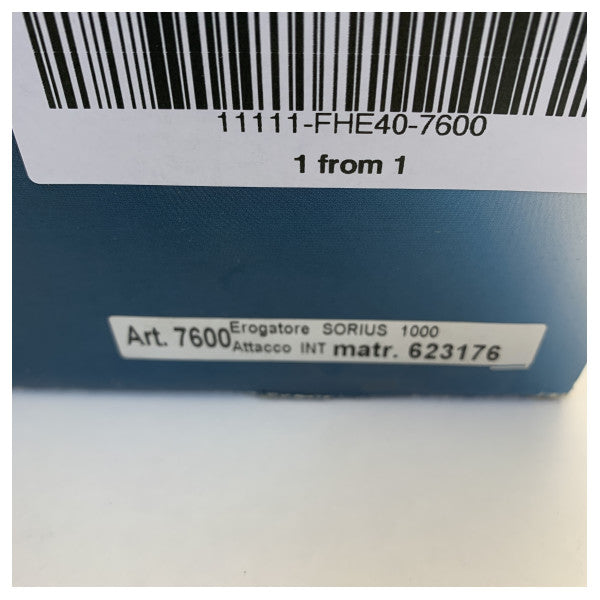 Seac Sub 7600 Sorius 1000 dykker luftregulator