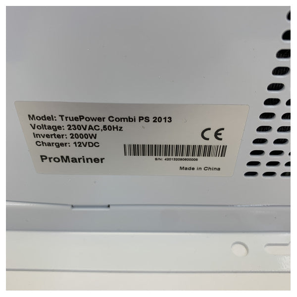 Promariner TruePower Combi 2000PS Συνδυασμένος Μετατροπέας / Φορτιστής 2000W - 70A - 12V
