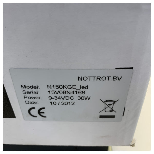 Nottrot N150KGE_led 15 Inch Waterproof Marine LED Monitor 12/24V