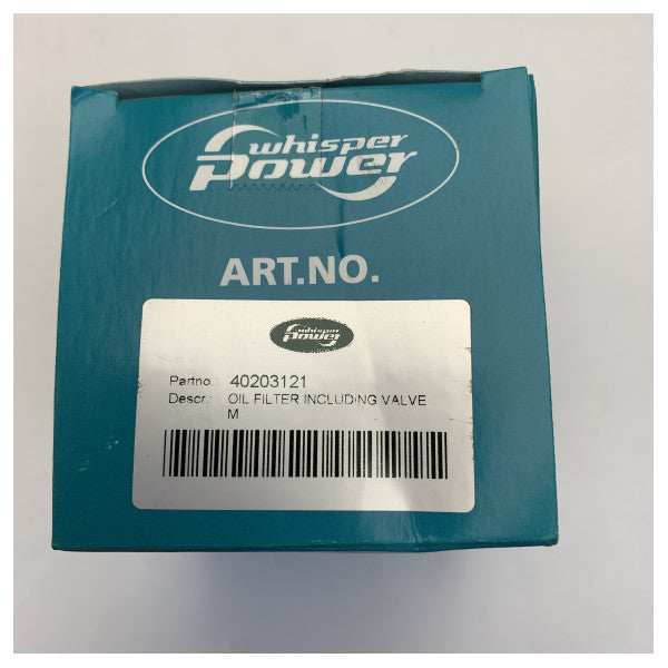 Whisper Power 40203121 Filtro dell'olio per motori Mitsubishi Verde