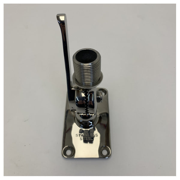 Glomex RA166/00 Universal Antenna Bracket Stainless Steel 4-Way