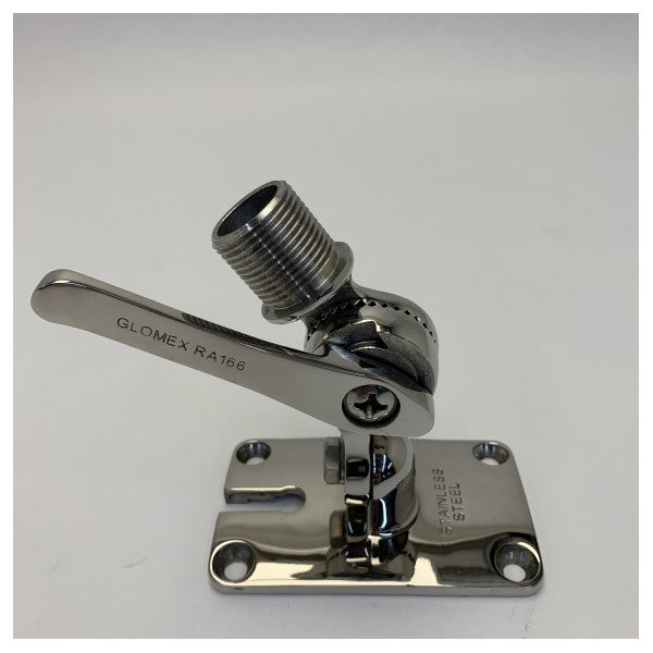 Glomex RA166/00 Universal Antennenhalterung Edelstahl 4-Wege