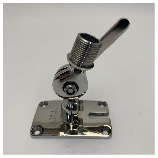 Glomex RA166/00 Universal Antennenhalterung Edelstahl 4-Wege