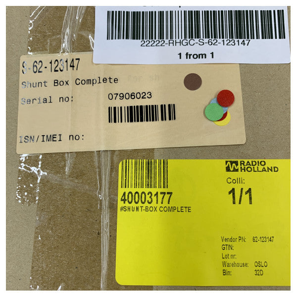 Sailor S-62-123147 anslutningslåda för MF/HF och VHF-system