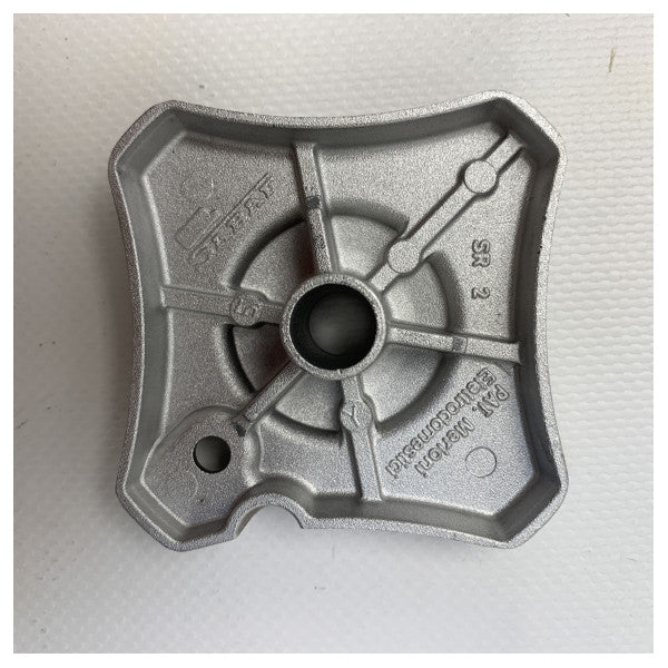 CAN Gasspis med 1 brännare i rostfritt stål 180 x 80 x 180 mm - 487010