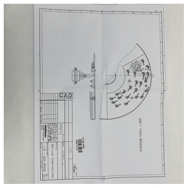 حلقة انزلاق Raytheon Anschutz 110-222.X20 مع مجموعة الفرش
