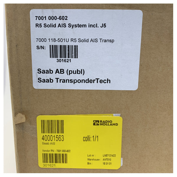 Saab R5 Solid AIS Transponder System - 7001-000-602