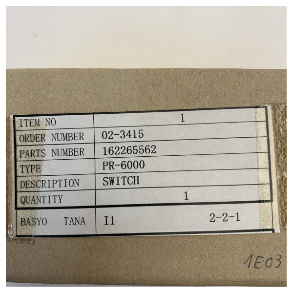 Перемикач збірки Tokyo Keiki PR-6000 для NFU AM-31Z