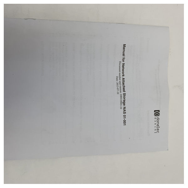 Danelec 1302223-10A NAS-verkko liitetty tallennusmoduuli 1TB