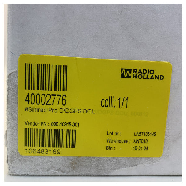 Simrad Pro GPS och DGPS DCU Navigeringsdisplay - MX612