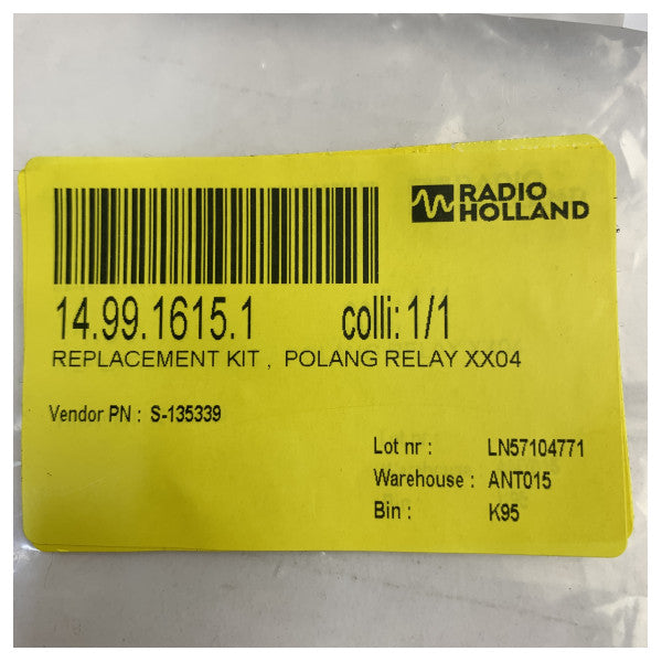 Комплект заміни Sea Tel Polang Relay XX04 S-135339