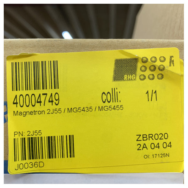 JRC 2J55 X-Band Radar Magnetron för MG5435 och MG5455