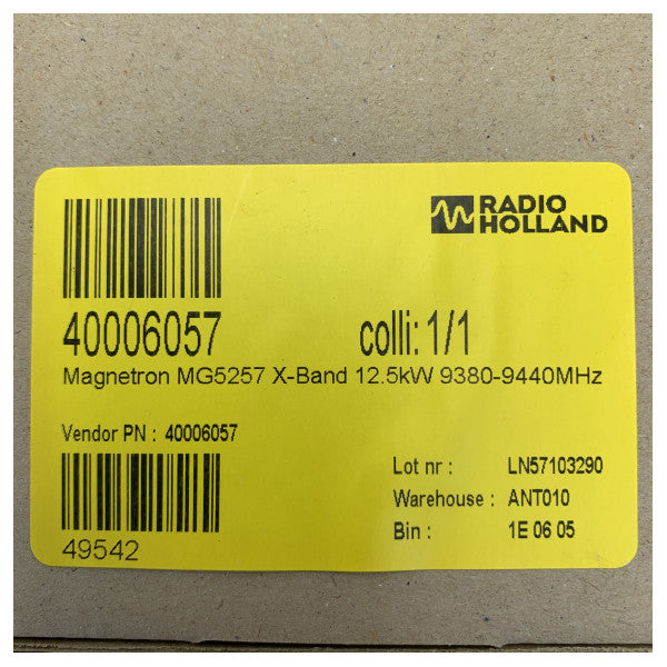 رادار مغنطرون AEP MG5257 X-Band 12.5 kW