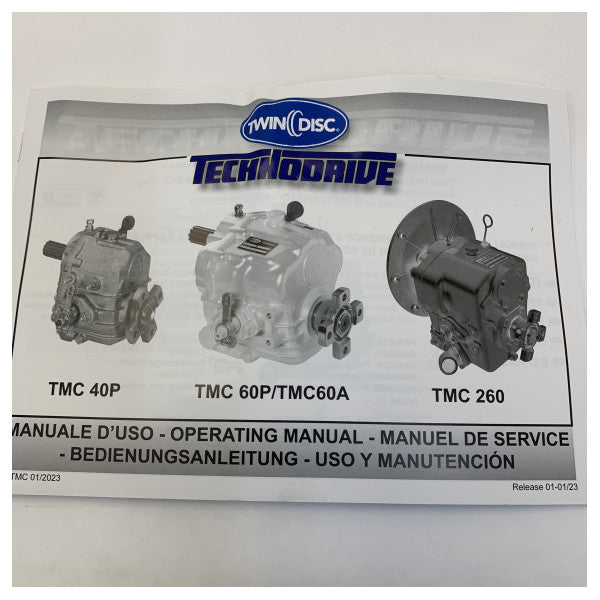Двигун зчеплення Vetus Twin Disc STM5605 - Коробка передач TMC60-2.45R