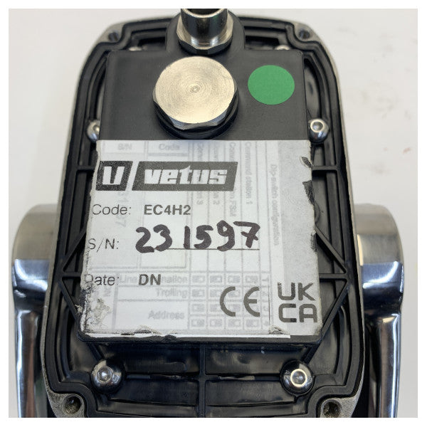 رافعة التحكم الإلكترونية مزدوجة المحرك Vetus EC4H2 12/24V