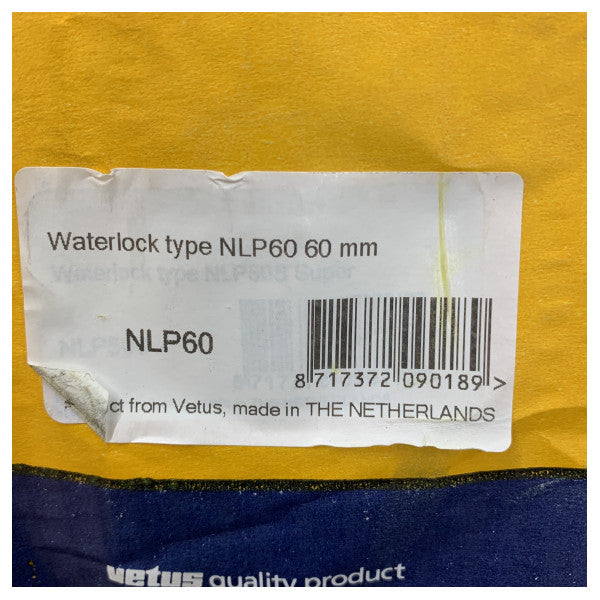 Vetus NLP60 Waterlock / Exhaust Silencer 60 mm Grey