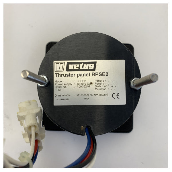 Vetus BPSE2 Ohjauspaneeli keulapotkurille ja peräpotkurille