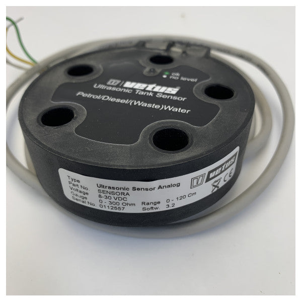 Czujnik poziomu cieczy ultradźwiękowy VETUS SENSORA Interfejs analogowy 12/24V