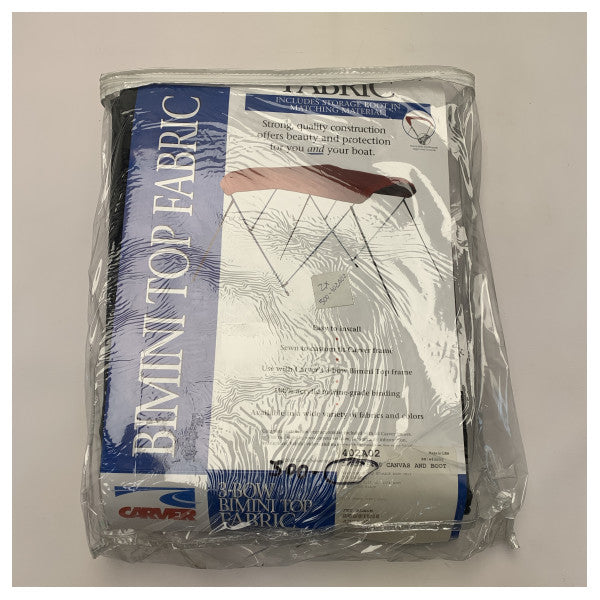 Carver 3 baş 67 ila 72 inç jet siyah kanvas bimini