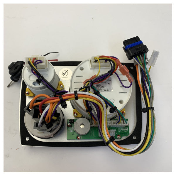 Vetus MPA22KBS2 Alu 2 12V Motorstyring - Instrumentpanel 0 - 4000 RPM