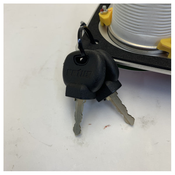 Vetus MPA22KBS2 Alu 2 12V Motorstyring - Instrumentpanel 0 - 4000 RPM