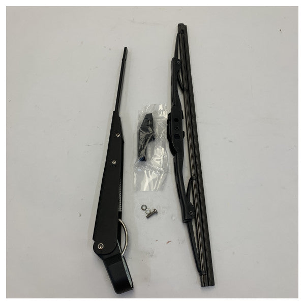 Kit tergicristallo Vetus ORW12SET 12V grigio incluso kit di montaggio