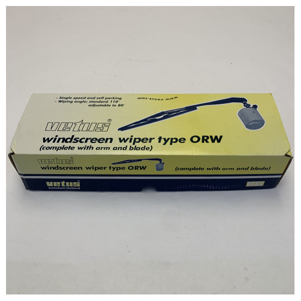 Kit tergicristallo Vetus ORW12SET 12V grigio incluso kit di montaggio