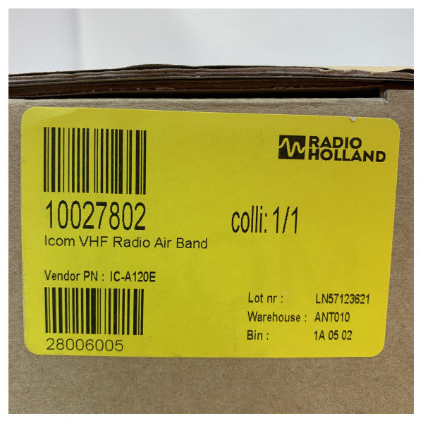 Icom IC-A120E VHF Αεροπορικό Band Transceiver - Ναυτική Αεροπορική Ραδιοφωνία