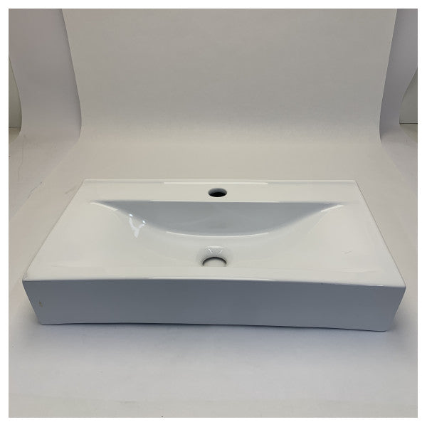 Steeler Yachts 7061-60 Lavabo de yacht moderne - Évier marin blanc