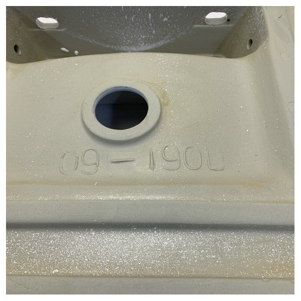 Steeler Yachts 7061-60 Lavabo de yacht moderne - Évier marin blanc