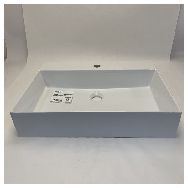 Azzurra Elegance Square washbasin 60x45cm without overflow - EQA60MB1
