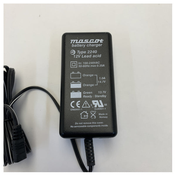 Mascot 2240 Acculader 12V - 1.25A Battery Charger - 2240 1250 00