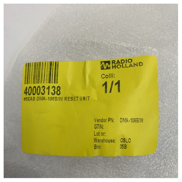 Seab Marine DMA-106B/W Marine Control Panel - Reset Button