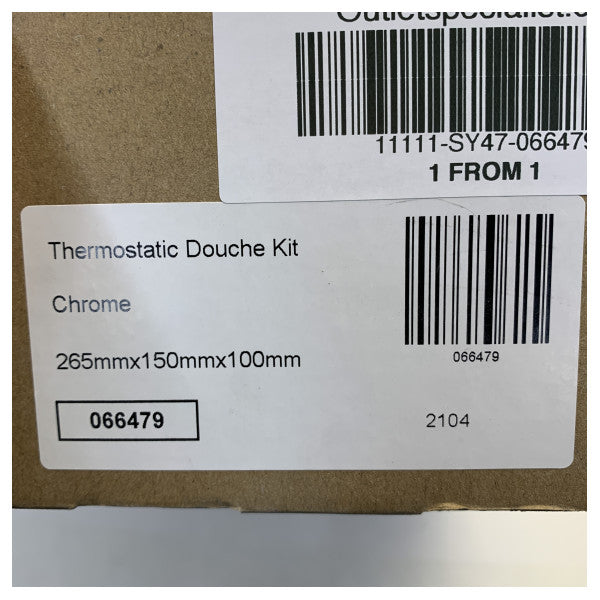 Милано Мираж Термостатичен Душ Комплект Хром - 066479