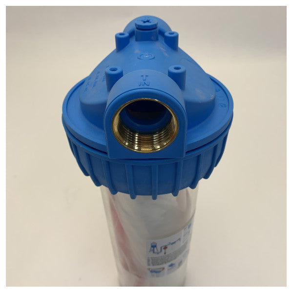 Boîtier de filtre à eau 10 pouces avec inserts en laiton - 89-40-105