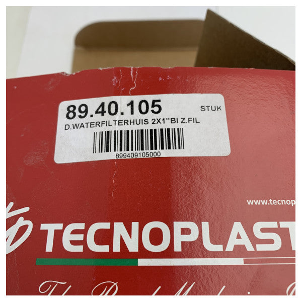 Boîtier de filtre à eau 10 pouces avec inserts en laiton - 89-40-105