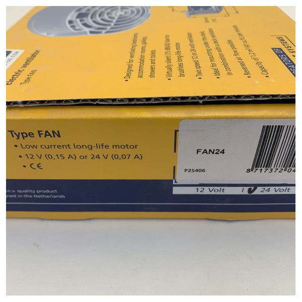 Vetus FAN24 Marine Electric Ventilator White 2-Speed