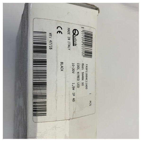 Quick Shark 50 Læselampe LED Justerbar Komposit Sort 12/24V