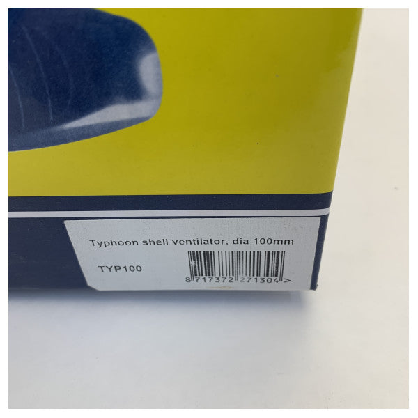 Ветус Шел Вентилатор Тайфун TYP100 Неръждаема стомана