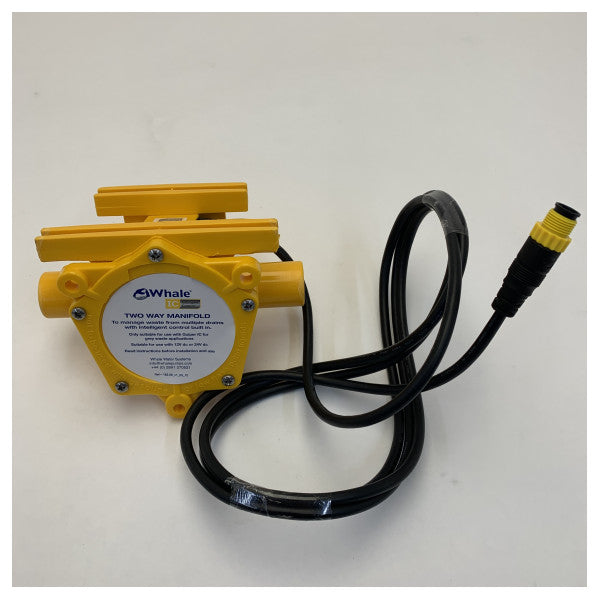 Hval WM2582B 2-veis svart vannmanifold 1 tomme