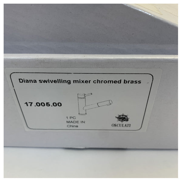 Osculati Diana Mixer Tab Chrome Yksivivun Messinki - 17-005-00