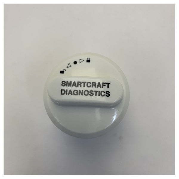 Conjunto de Tampa do Porto de Diagnóstico Mercury 8M0046339 Branco