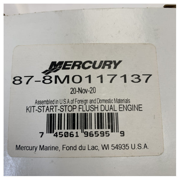 Mercury 8M0117137 Dual Engine Marinmotor Start-Stopp Panel