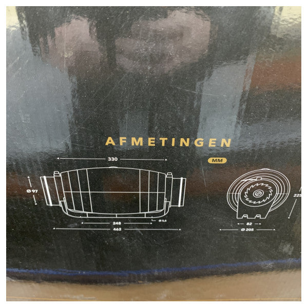 Vortice Whisper WGLE-100-125 Ventilateur d'extraction en ligne 100 - 125 mm