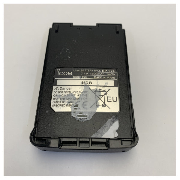 Icom BP-274 Li-Ion batteri for IC-M88 maritim VHF håndholdt