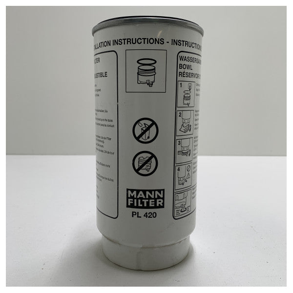 Оригінальний паливний фільтр двигуна MAN білого кольору - 51125030052