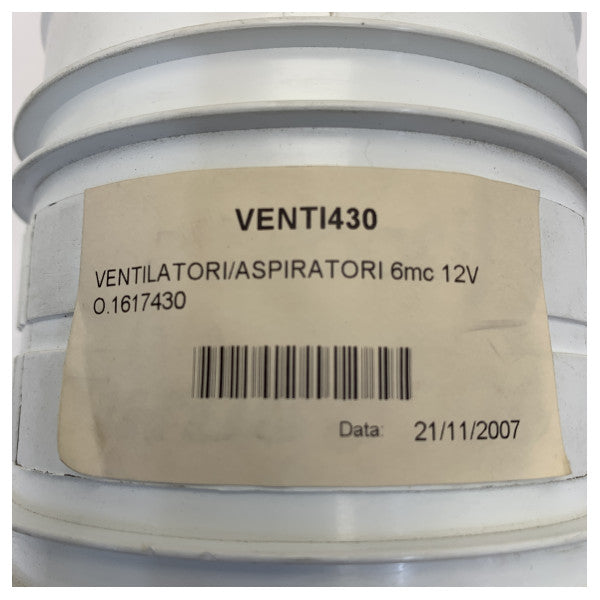Osculati Ναυτικός Αεραγωγός 12V Σε Σειρά 6M3 - 1617430