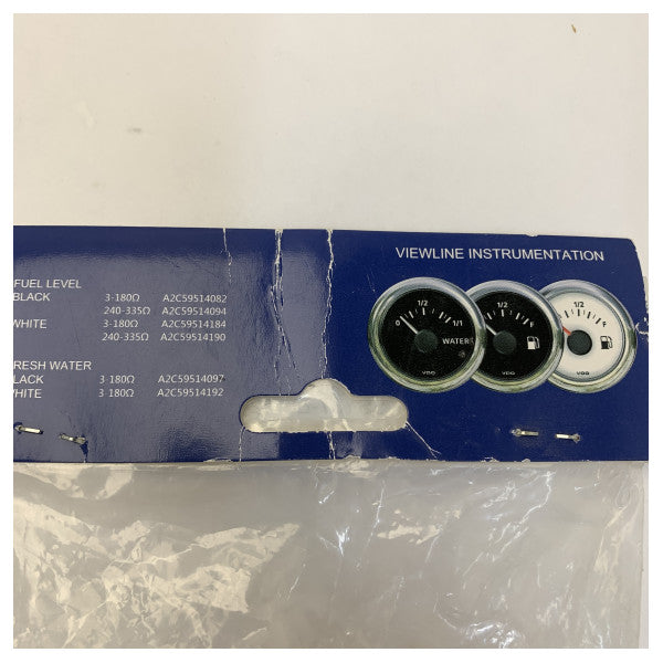 VDO D54 mm Tank Level Sender Inox 180 mm - 0 - 180 Ohm - ES-224-011-03