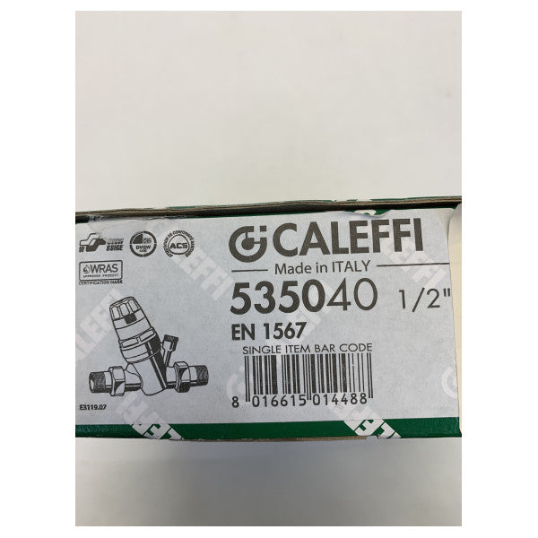 Caleffi 535040 trykreduktionsventil 1/2 tomme justerbar
