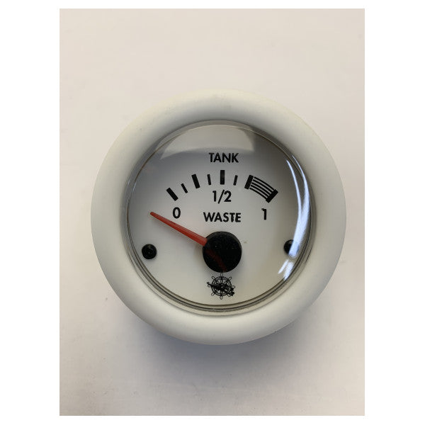 Indicateur de niveau de réservoir d'eaux usées Osculati 52 mm Blanc - 2753801